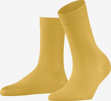 FALKE Socken 'Cotton Touch' in Gelb: Vorderseite