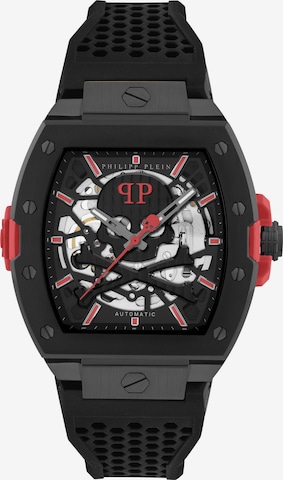 Montre à affichage analogique 'THE SKELETON' Philipp Plein Watches en noir : devant