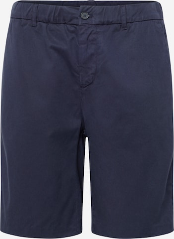 NN07 Chino 'Theodor' in Blauw: voorkant