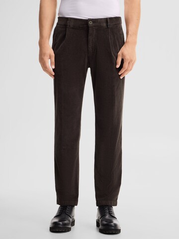 Loosefit Pantalon à pince STRELLSON en vert : devant