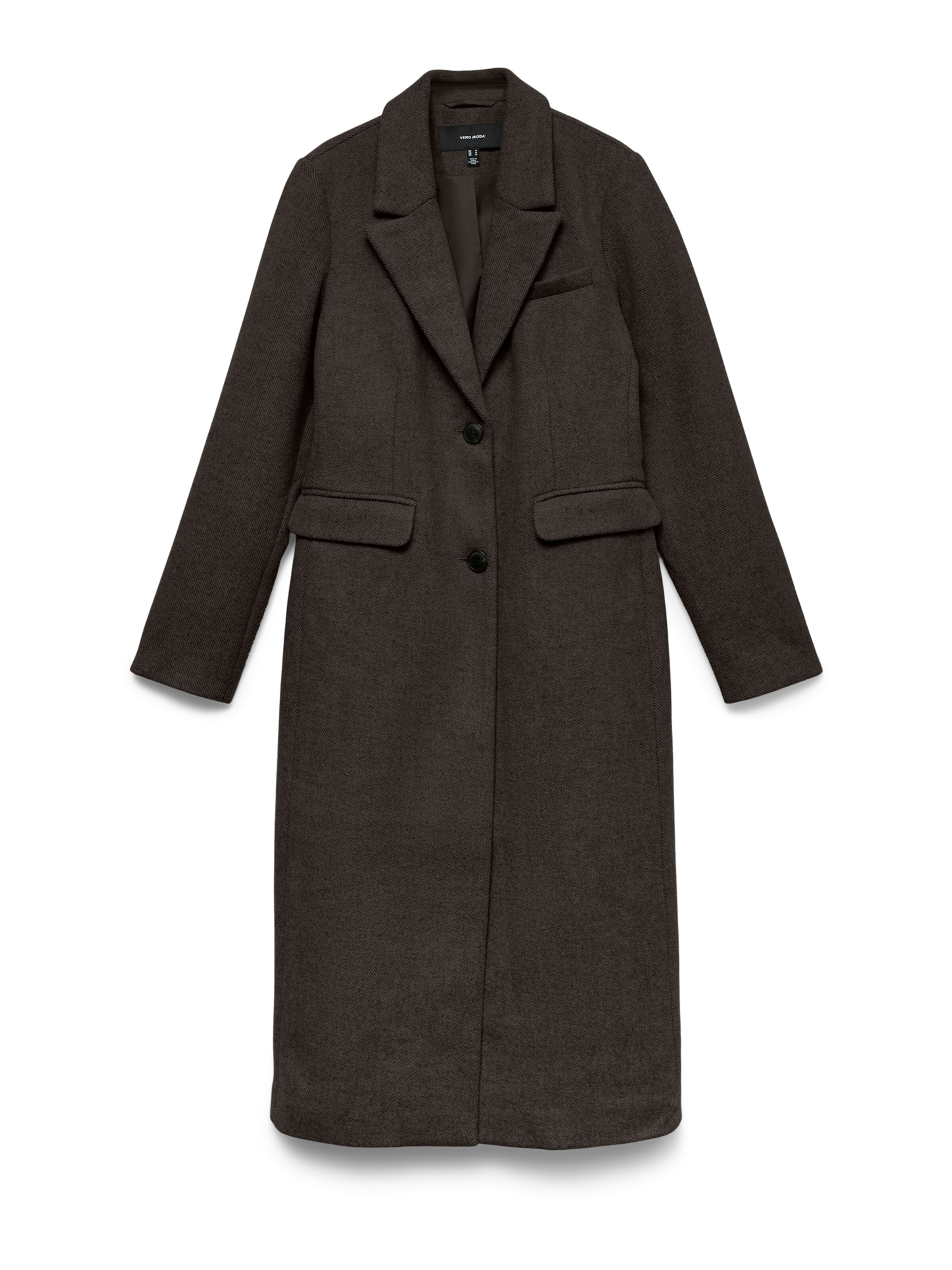VERO MODA Between-Seasons Coat 'VMAVA' in Brown: front
