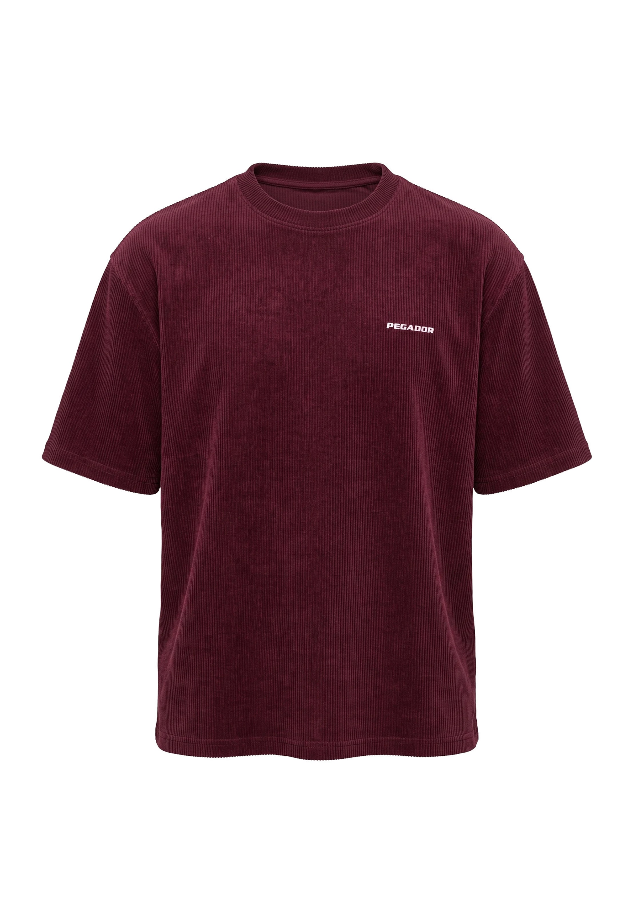 Pegador Shirt 'Lagos' in L in Wine red / White, Item view