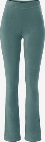 LASCANA Flared Trousers in Green: front