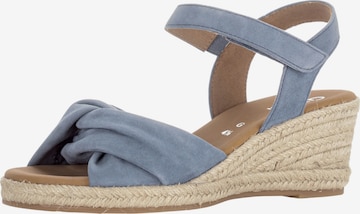 Sandalo con cinturino di GABOR in blu: frontale