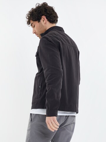 Threadbare Between-season jacket 'Rye' in Black