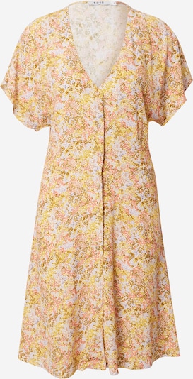 NA-KD Robe-chemise en kaki / roseau / lilas / rose / blanc, Vue avec produit