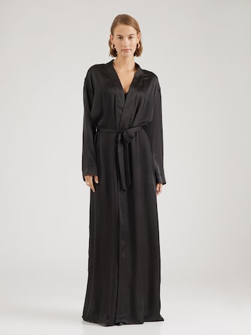 GUESS Long Bathrobe in Black