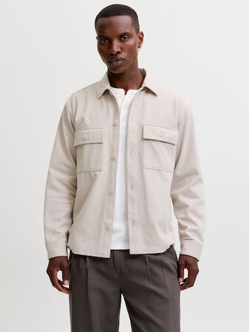 JACK & JONES Классический крой Демисезонная куртка 'JJEWilliam' в Бежевый: спереди