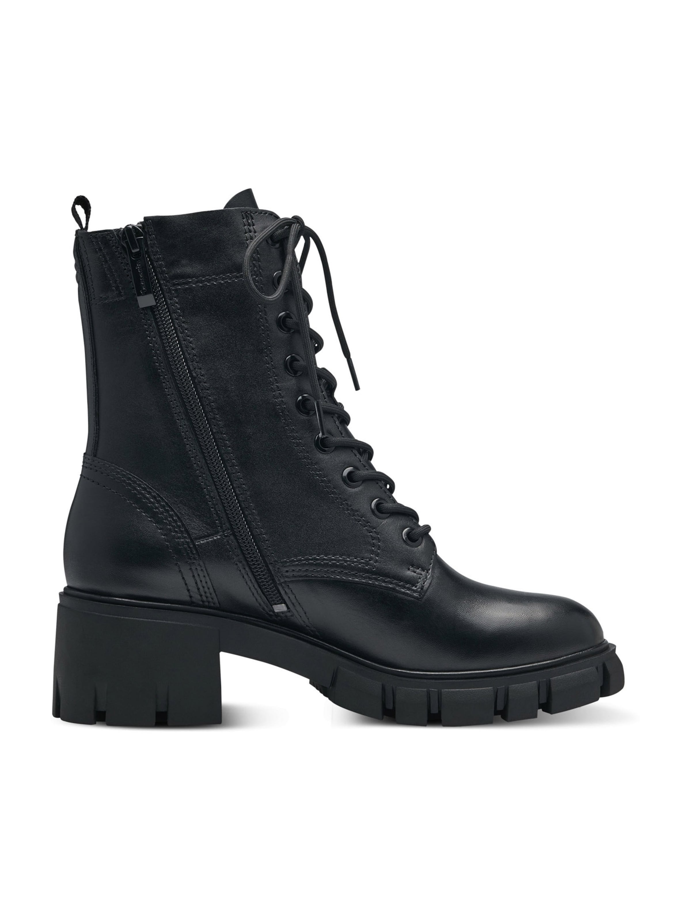 Bottines à lacets Tamaris en noir