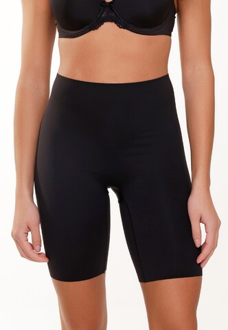 LingaDore - Pantalón moldeador en negro: frente