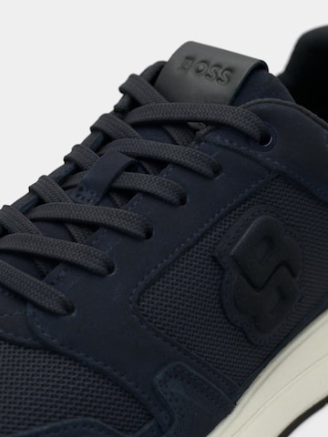 BOSS Низкие кроссовки 'Vinston' в Синий