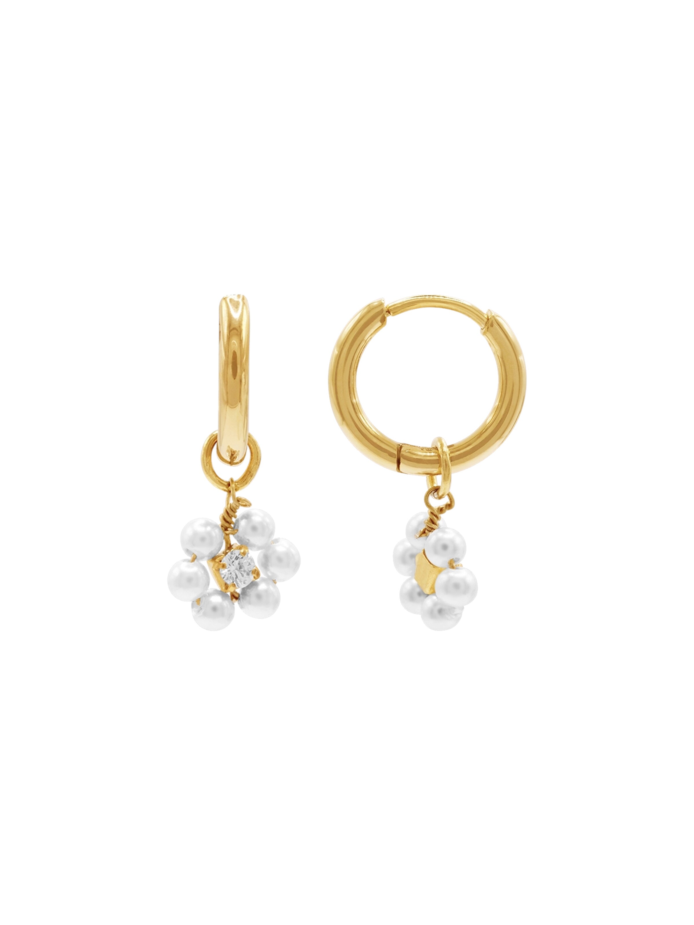 Heideman Ohrringe 'Melina' in Gold: Vorderseite