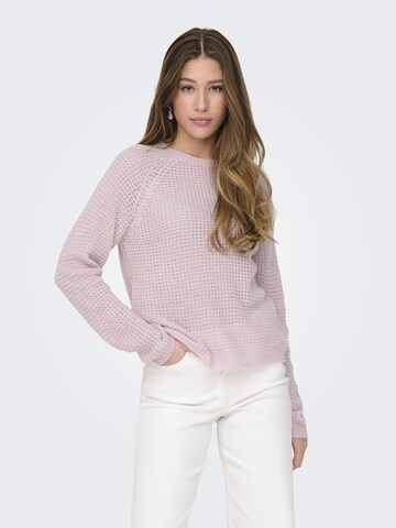 JDY Pullover 'JDYELLEN' i lilla: forside