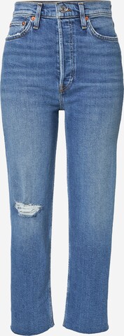 RE/DONE Regular Jeans in Blue: front