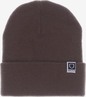 Brixton Hat & Cap in One size in Brown: front