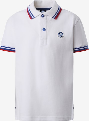 North Sails Poloshirt in Weiß: predná strana