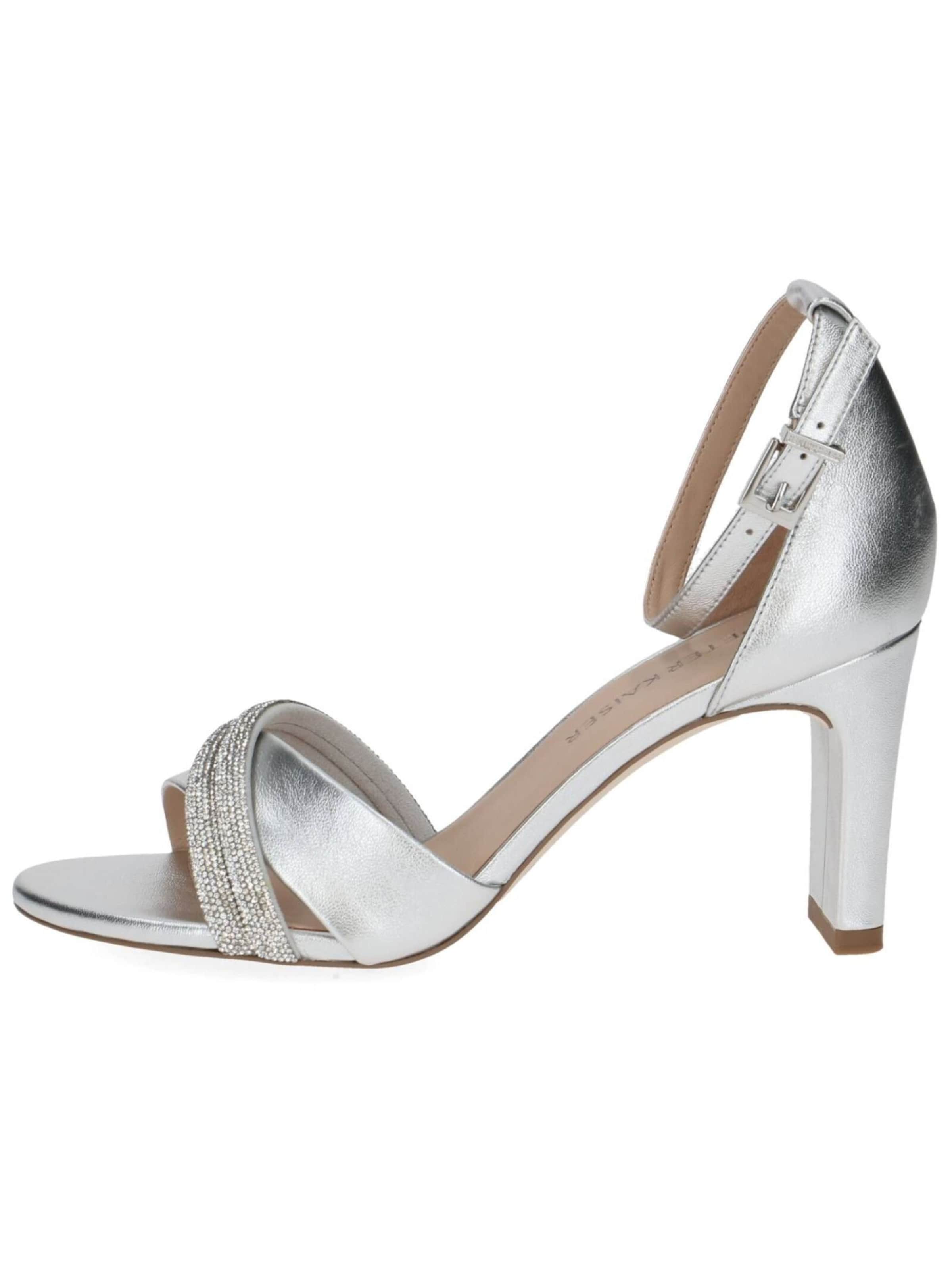 Sandalo con cinturino di PETER KAISER in argento