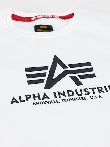 ALPHA INDUSTRIES Mikina - Biela