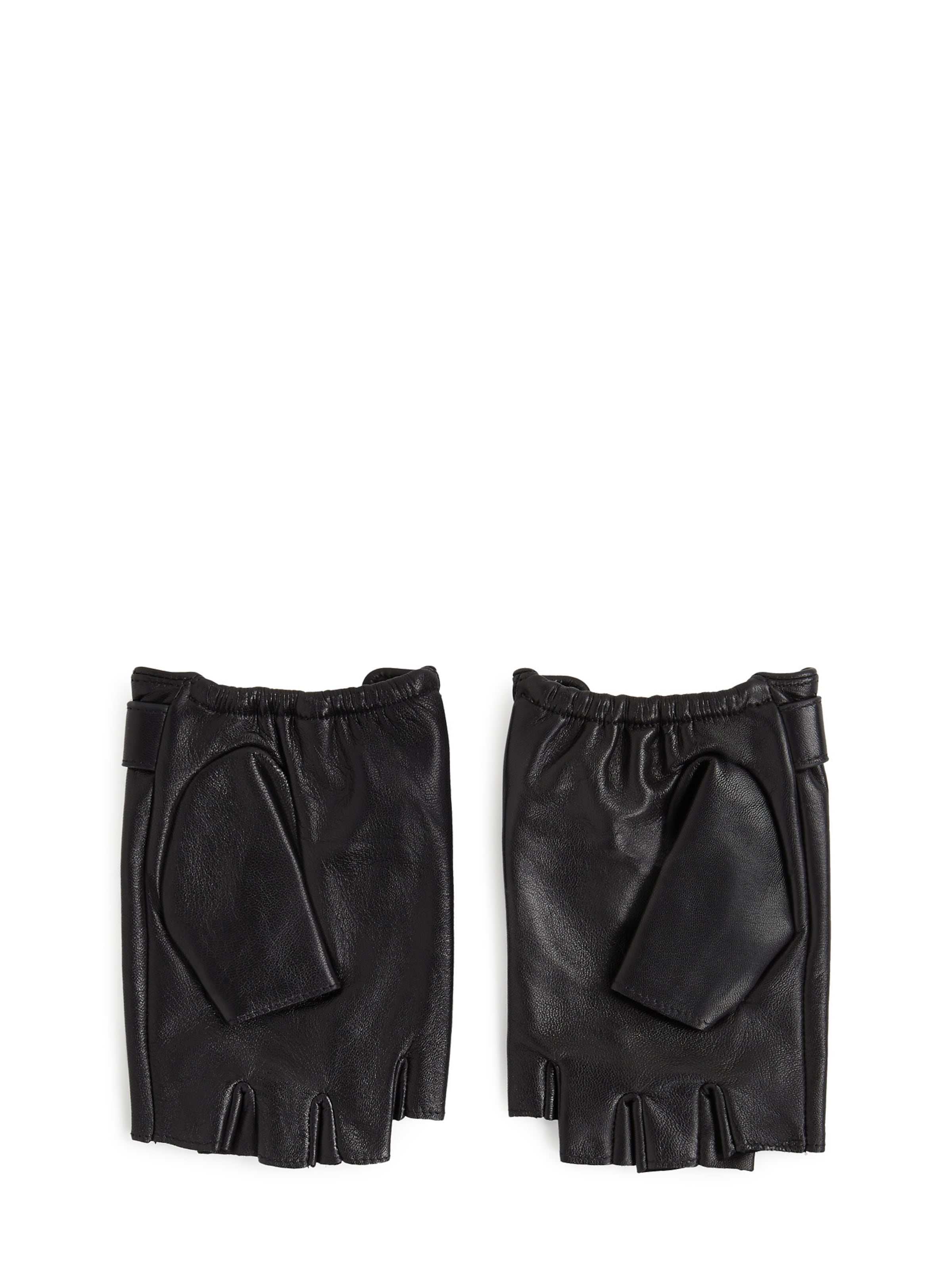 Karl Lagerfeld Rukavice bez prstov - Čierna