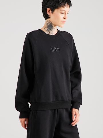 GAP Sweatshirt in Black: front