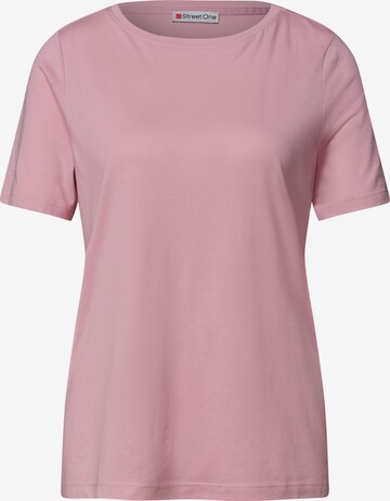 STREET ONE Shirt in Pink: front