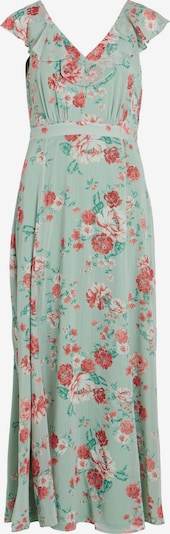 Rochie 'RILLA' VILA pe verde pastel / roșu rodie, Vizualizare produs