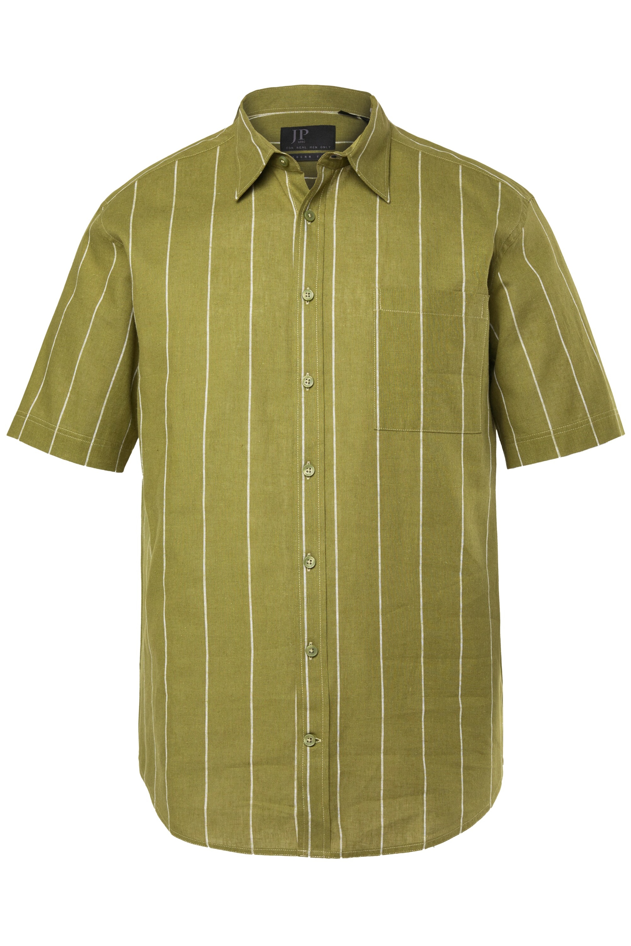 JP1880 Regular fit Button Up Shirt in Green: front