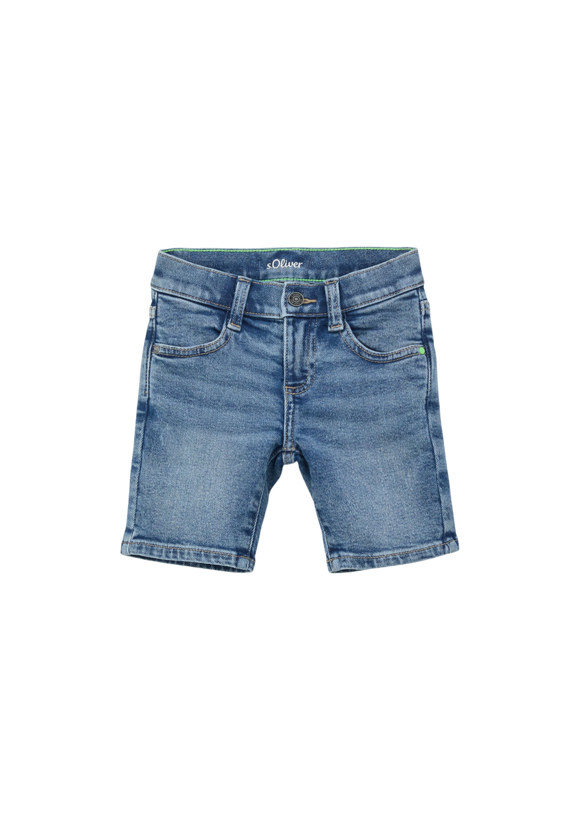 s.Oliver - Slimfit Calças de ganga em azul: frente