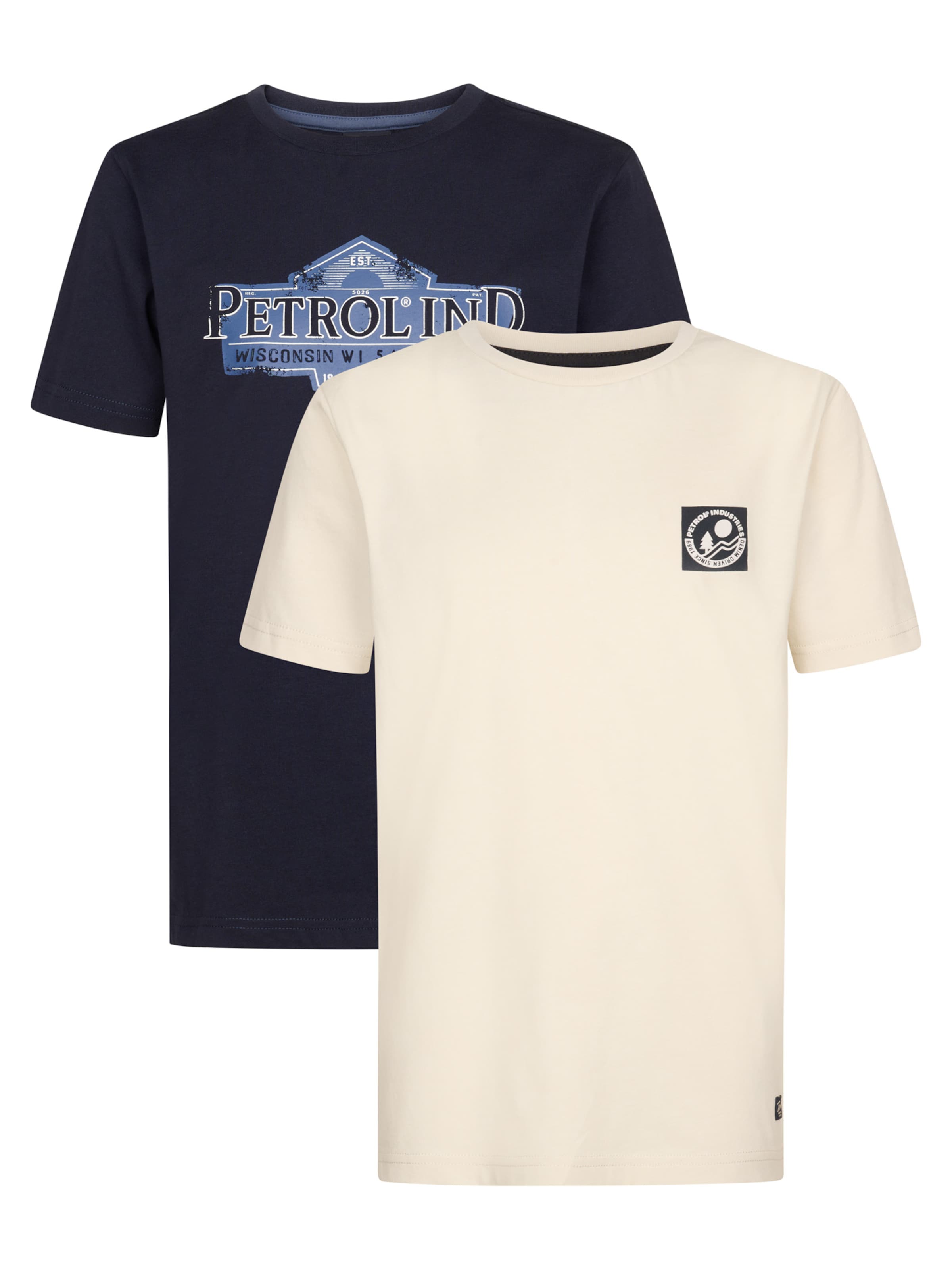 Petrol Industries Shirt in Blauw: voorkant