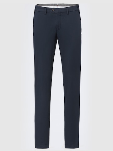 Hiltl Slim fit Chino Pants 'Tilo I - Perfetto Twill' in Blue: front