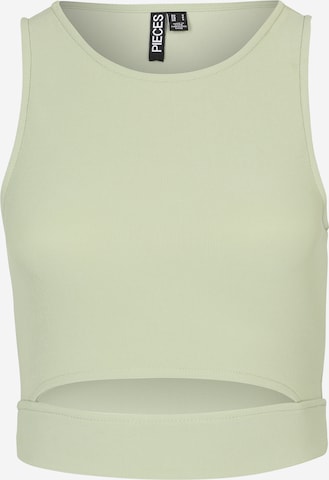 PIECES Top 'Sara' in Green: front