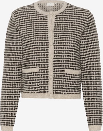 Kaffe Gebreid vest 'Ellery' in Grijs: voorkant