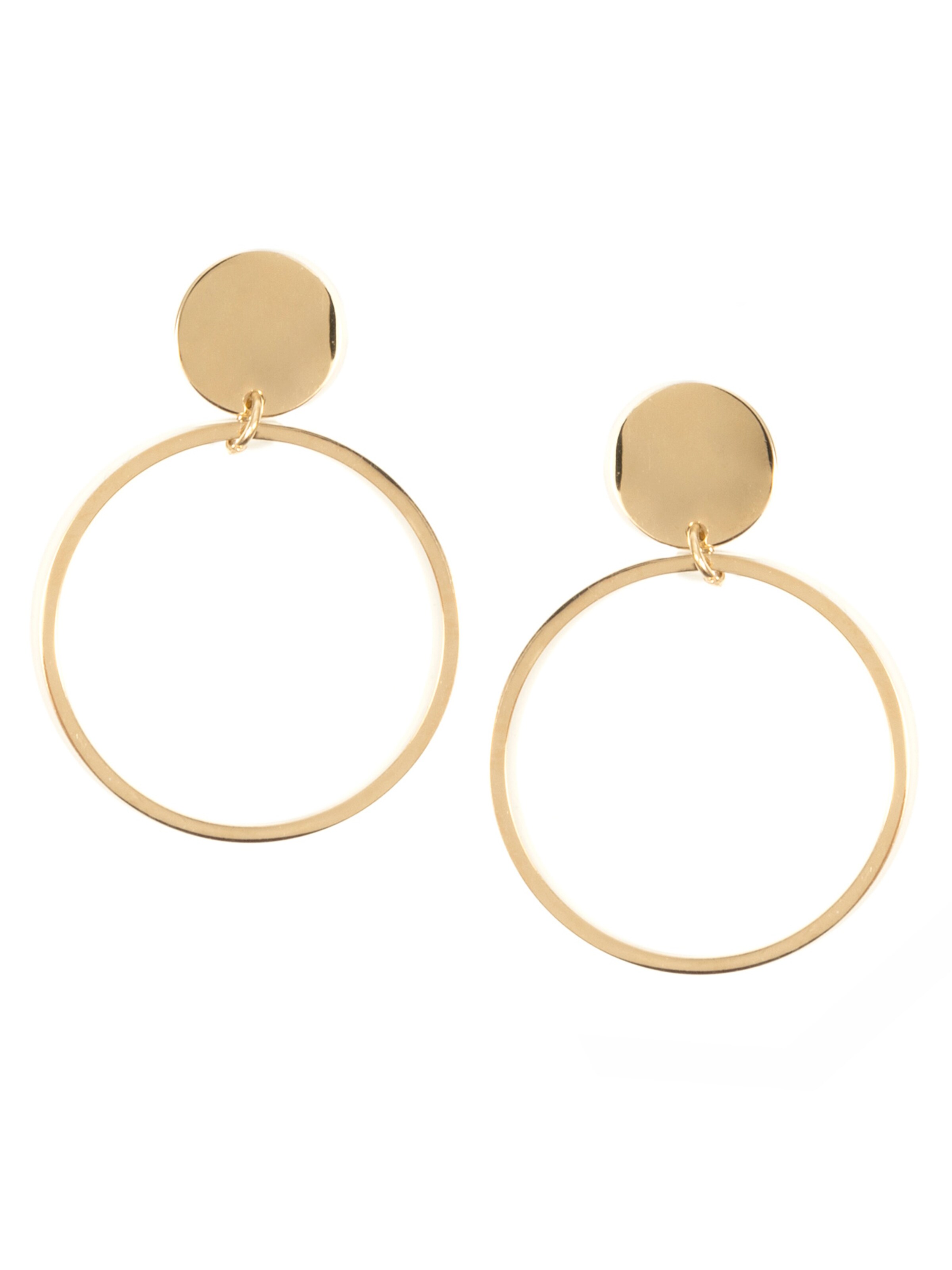 Hey Happiness Ohrringe 'Kreis'‌‌‌‌‌‌‌ in Gold