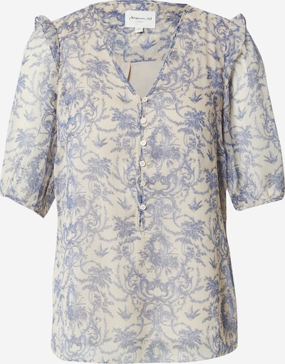 Maison 123 Bluse 'TOUNIA' in ecru / hellblau, Produktansicht