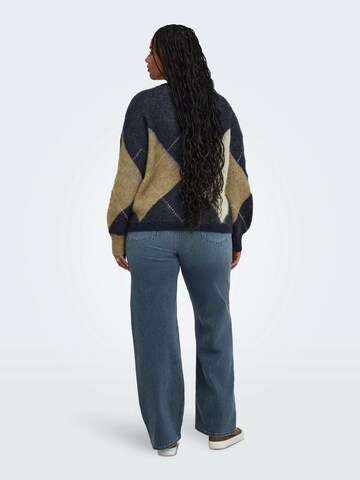 ONLY Carmakoma - Pullover 'CARNOEME' em azul