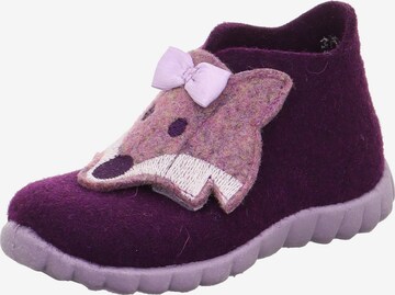 SUPERFIT Slippers 'HAPPY' in Purple: front