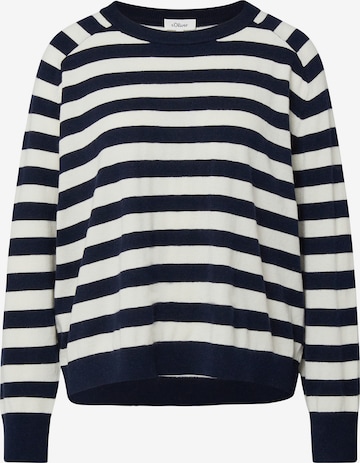 mėlyna s.Oliver Megztinis: priekis