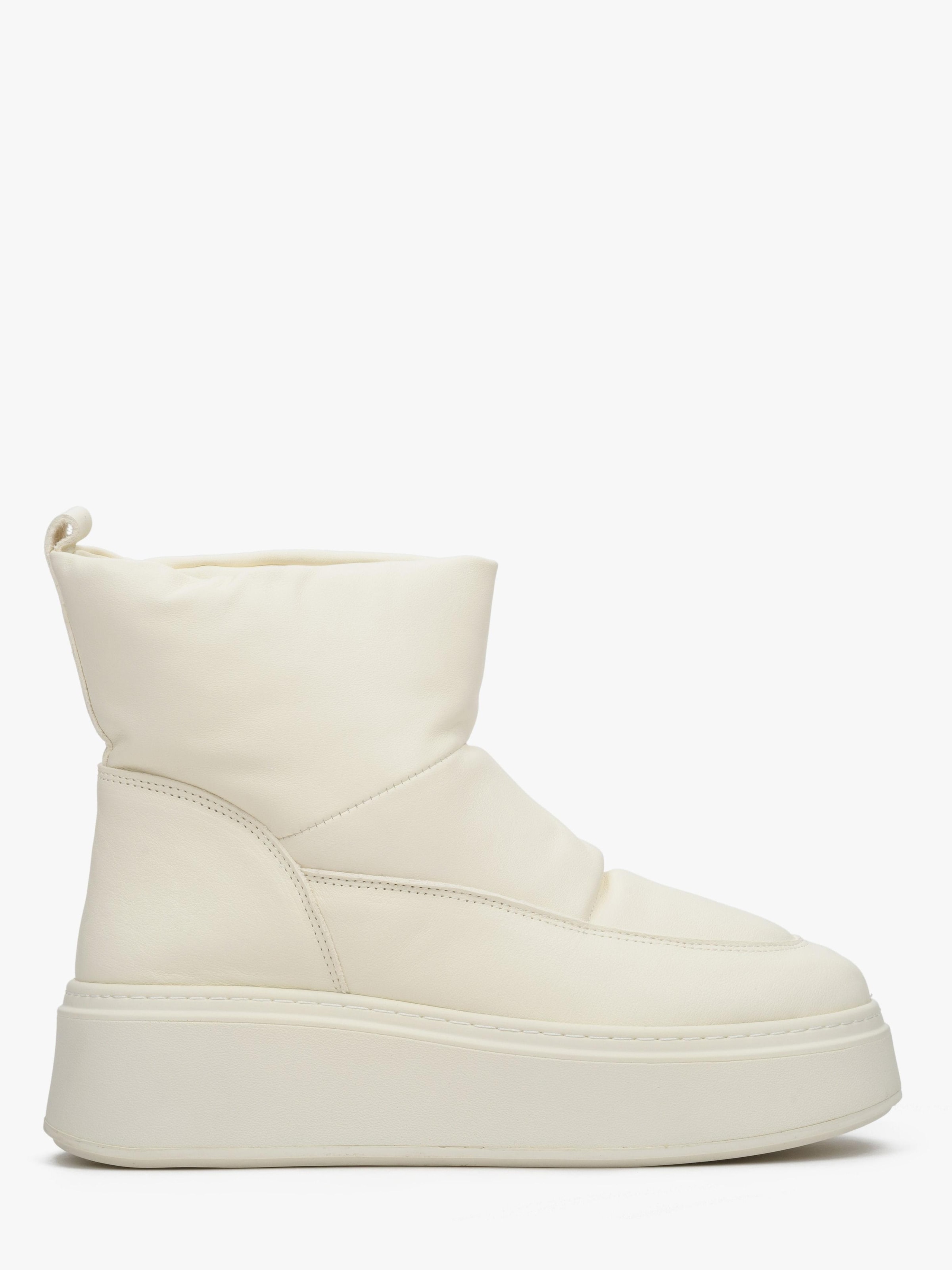 Estro Snowboots '218-1' i beige: forside