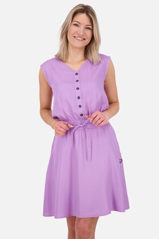 Robe-chemise 'ScarlettAK' Alife and Kickin en violet : devant