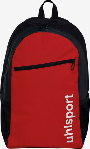 UHLSPORT Sports Backpack in Red: front