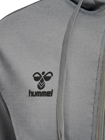 Hummel Athletic Zip-Up Hoodie 'Core XK' in Grey