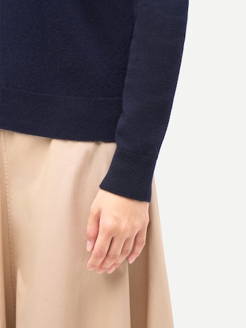 GOBI Cashmere Tröja 'Women's Timeless Cashmere Turtleneck Sweater' i blå