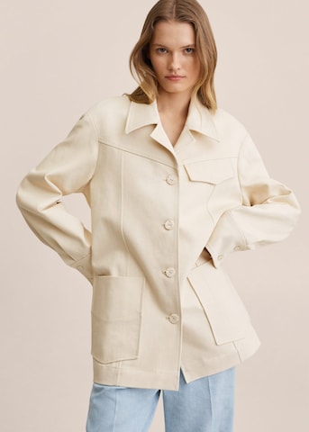 MANGO Übergangsjacke in Beige