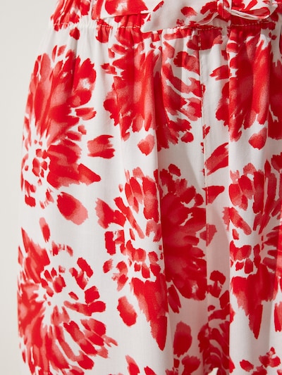 Happiness İstanbul Bukser i ecru / rød / lys rød, Produktvisning