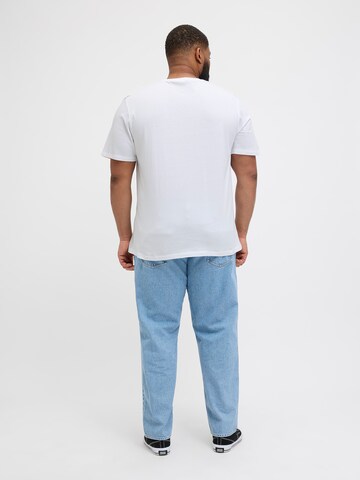 Jack & Jones Plus Shirt 'JORSkull Coast' in Wit