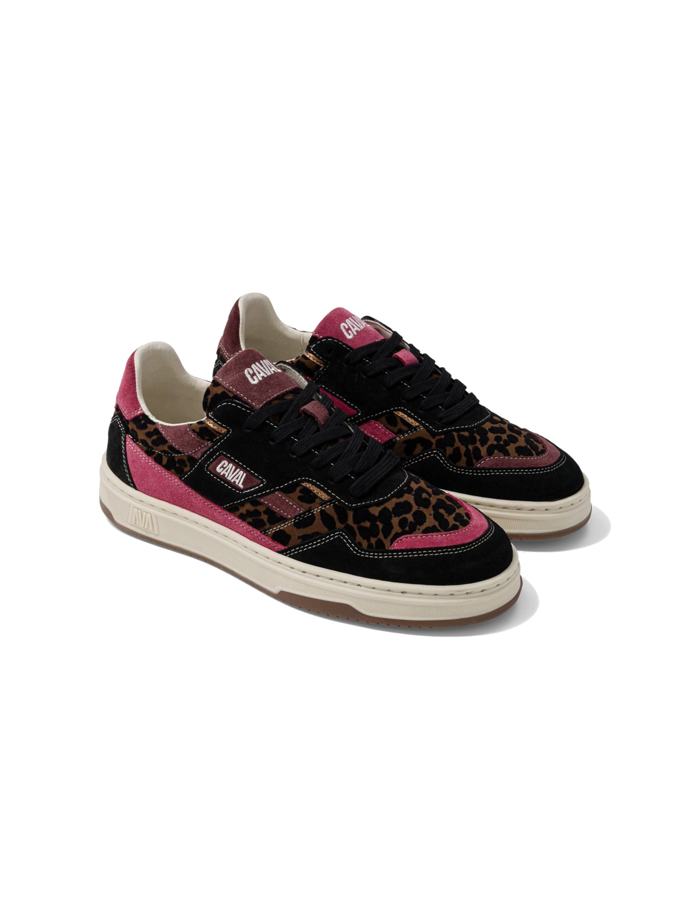 Caval Trampki slip on ' PLAYGROUND ' w kolorze czarny: przód