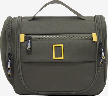 National Geographic Toiletry Bag 'Passage' in Green: front