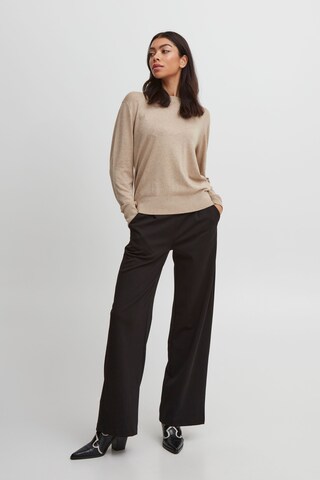 Wide Leg Pantalon chino 'BY Rizetta' b.young en noir