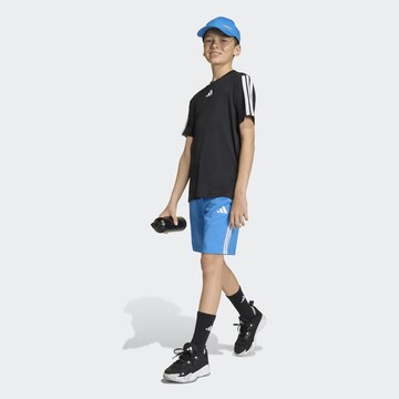 ADIDAS SPORTSWEAR Loose fit Workout Pants in Blue