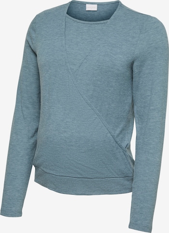 T-shirt 'MLANABELLA TESS' MAMALICIOUS en bleu : devant